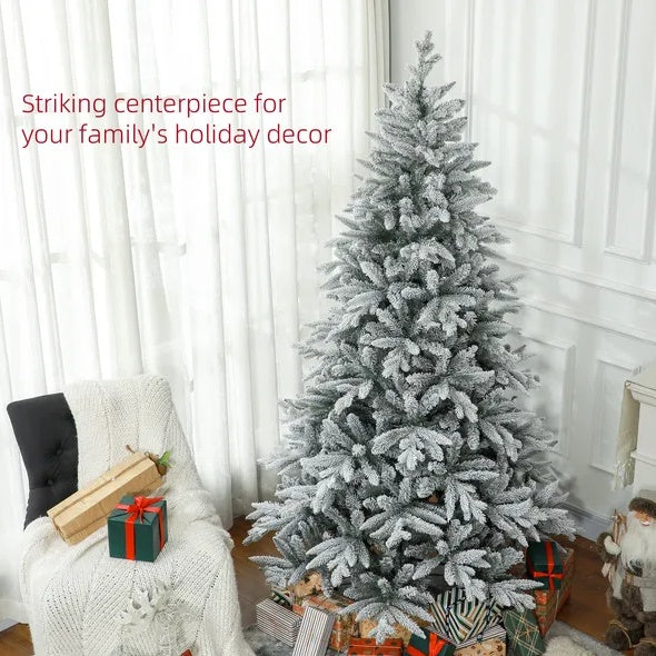 7 Ft Snow Flocked Artificial Christmas Tree
