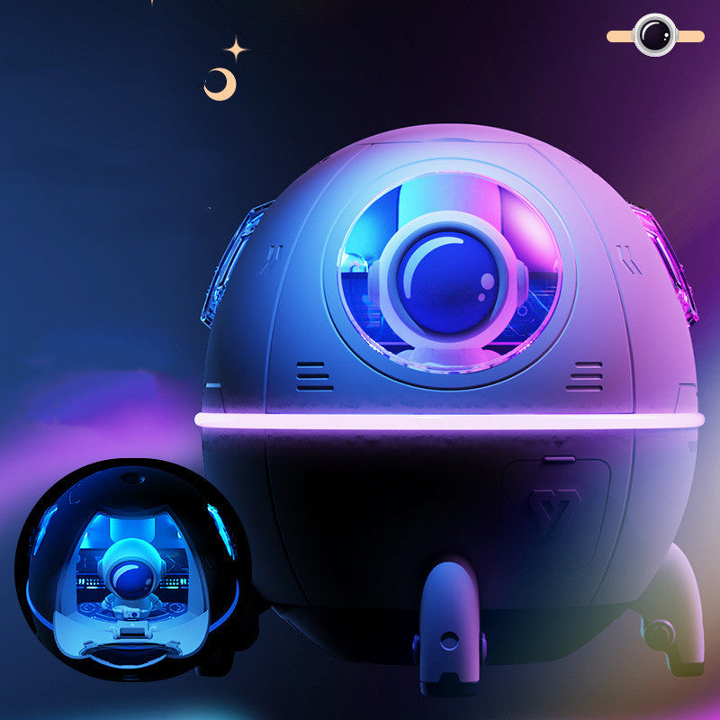 USB Astronaut Humidifier with Aromatherapy Function β White Decorative Home Moisturizer 2