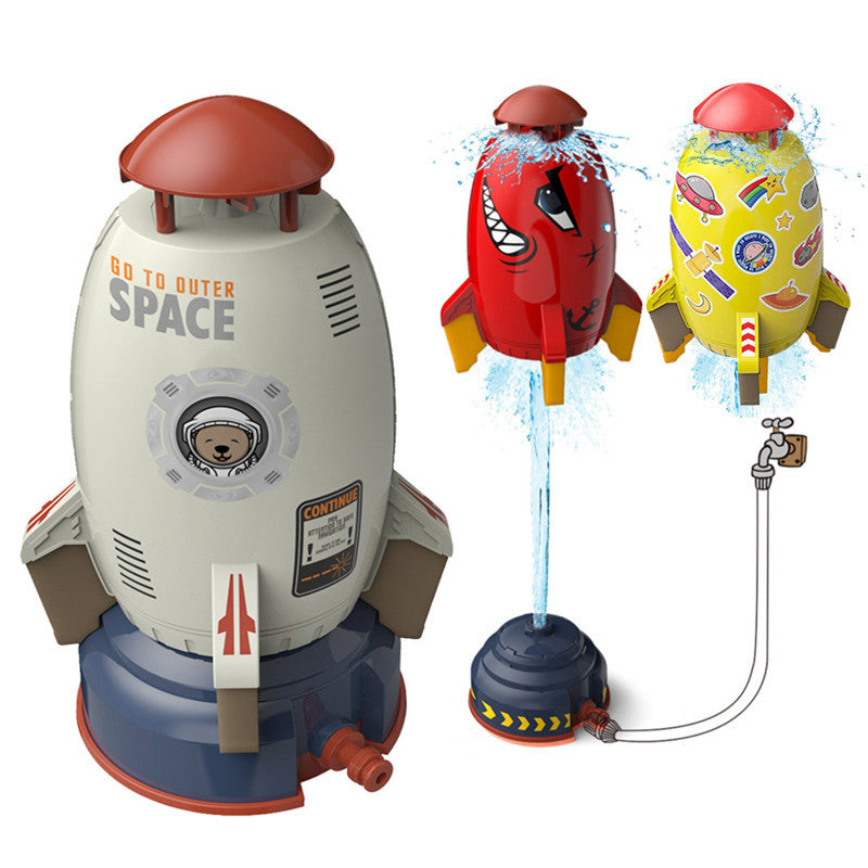 Outdoor Rocket Launcher Water Toy for Kids β Adjustable Spray Height, Durable ABS Material, Educational Fun 1