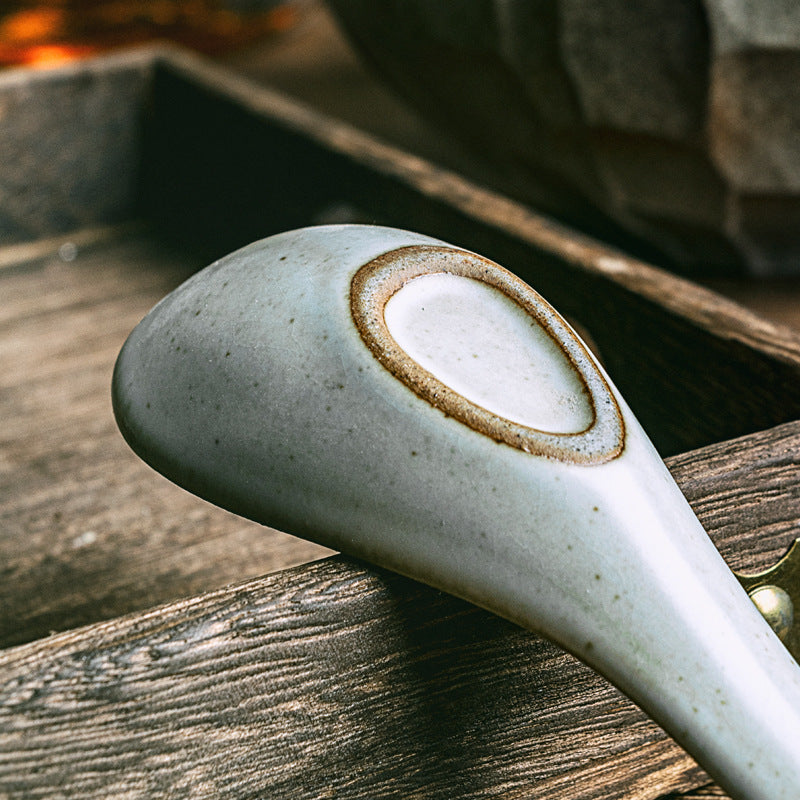 Rustic Earthenware Bowl & Spoon Collection