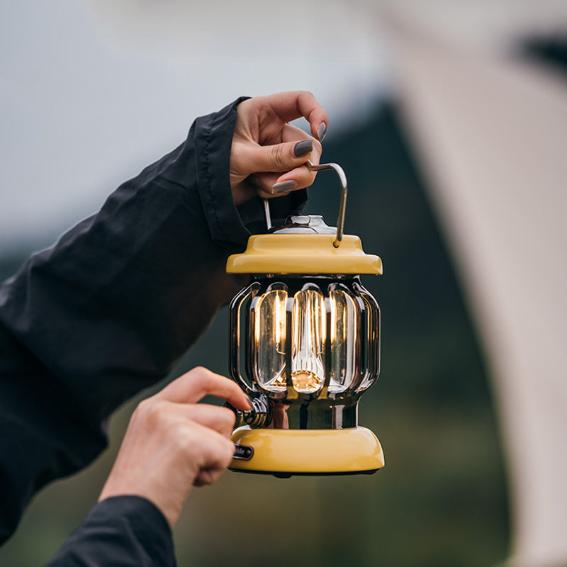 Portable Camping Atmosphere Light with 5000mAh Battery – Sundial Yellow LED Lantern 5