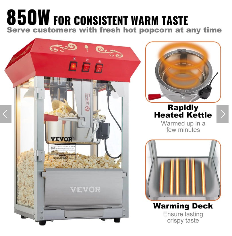 8 Oz Countertop Popcorn Maker