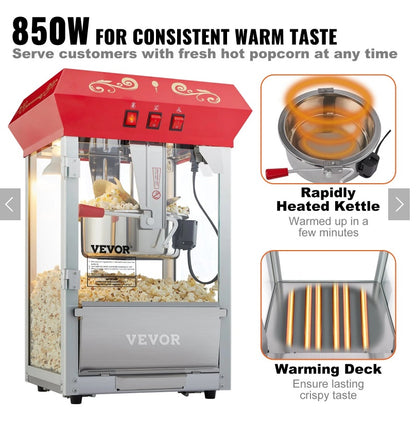 8 Oz Countertop Popcorn Maker