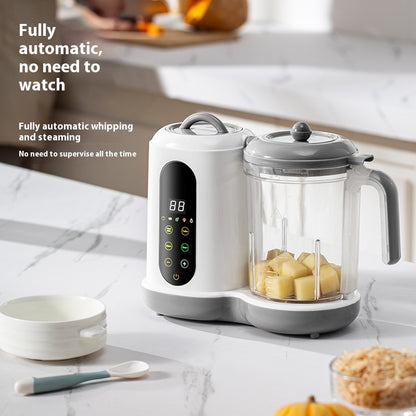 Multifunctional Baby Food Mixer with Automatic Cleaning and Adjustable Speed - Stainless Steel, Less Than 1L Capacity 5
