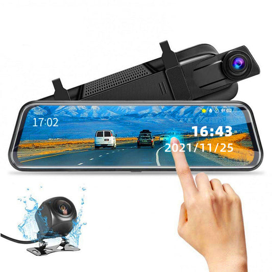 Front and Rear Dual Recording Rear View Mirror Dash Cam