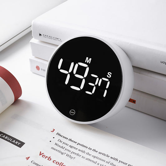 Rotating Magnetic Silent Timer for Sports - Waterproof ABS with Non-Slip Base and Pause Function for Interval Training 4