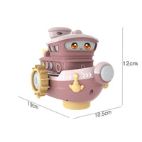 Electric Water Spray Toy Boat with Lights and Sounds – Fun Light Up Bath Toy for Kids 5