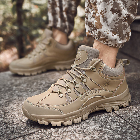 Military-Style Hiking Boots for Men – Non-Slip, Waterproof, and Breathable Outdoor Footwear 1
