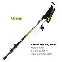 Multifunctional Telescopic Carbon Fiber Trekking Pole – Lightweight and Adjustable 63-135cm 6