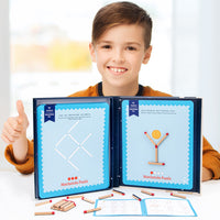 Montessori Educational Wooden Thinking Match Game – Learning Toy for 2 to 3 Year Olds, Encourages Critical Thinking and Problem Solving 1