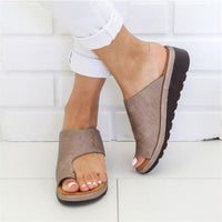 Comfortable Women's Platform Sandals with Orthopedic Bunion Corrector – Casual Flat Shoes in Plus Sizes 35-43 5