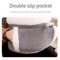 Cute Japanese and Korean Style Cat Litter Bag – Soft Velvet Material, 6-12 kg Capacity 2