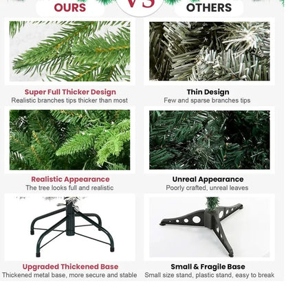 5FT Pre Lit Artificial Christmas Tree with Lights