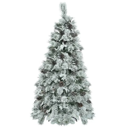 6FT Pre-Lit Snow Flocked Christmas Tree
