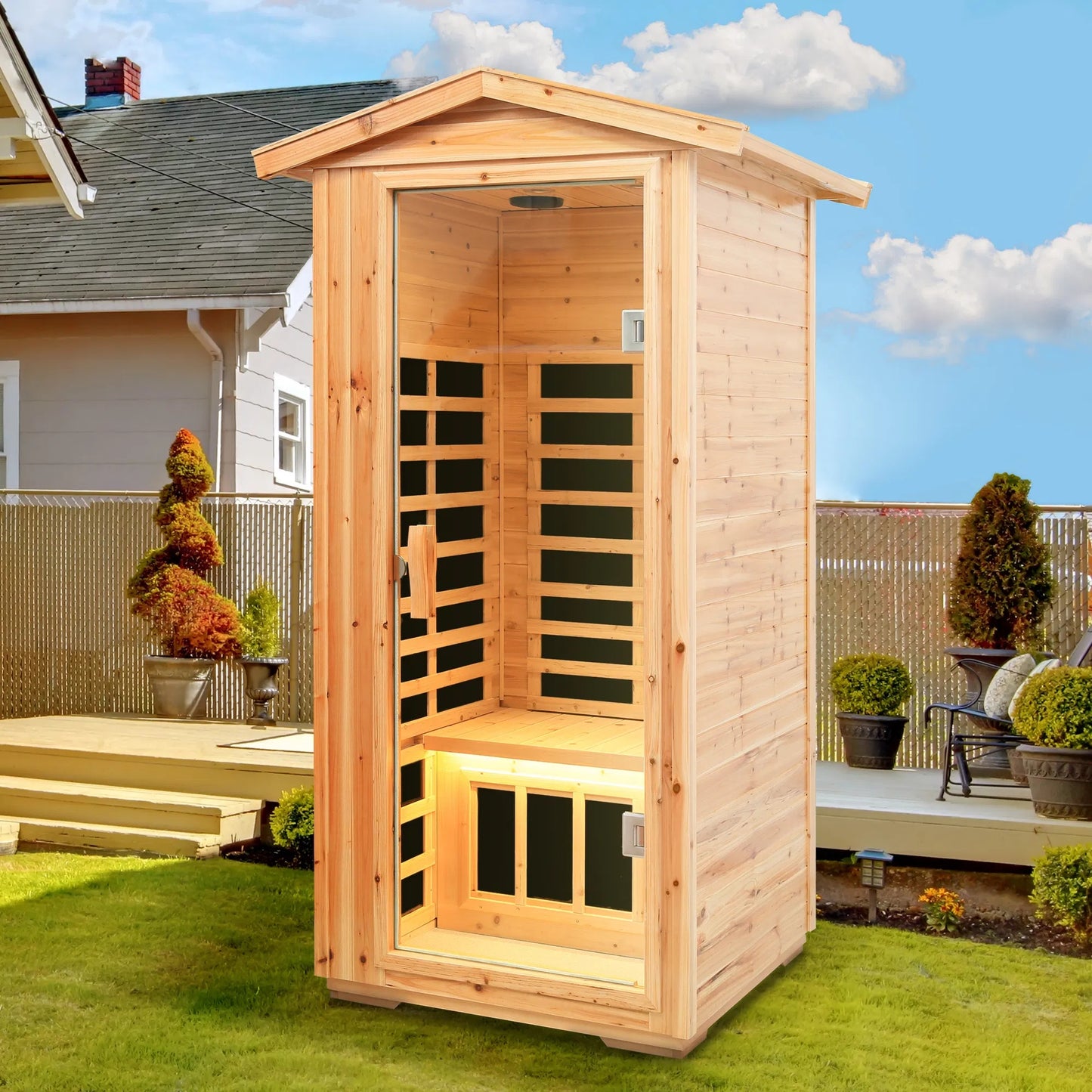 One Person Outdoor Infrared Sauna
