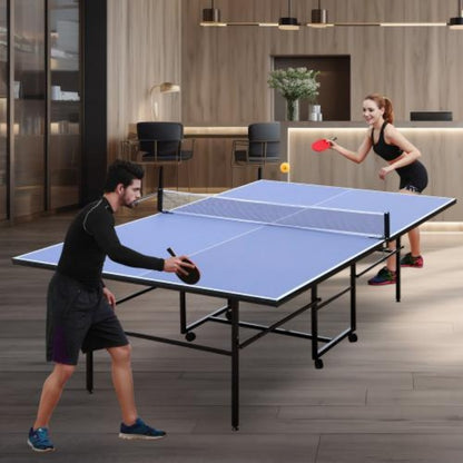9-Foot Indoor Ping Pong Table Set