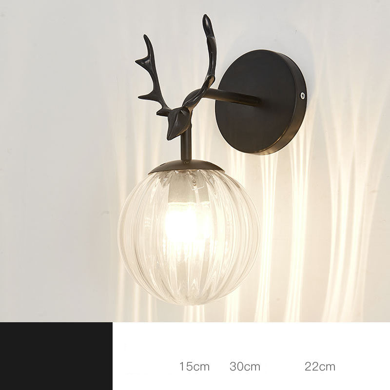 MOOSE- Modern Minimalist Creative Round Glass Wall Lamp