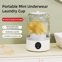 Portable Mini Washing Machine – USB Rechargeable Compact Washer for Travel, Camping, and Delicates Cleaning 6