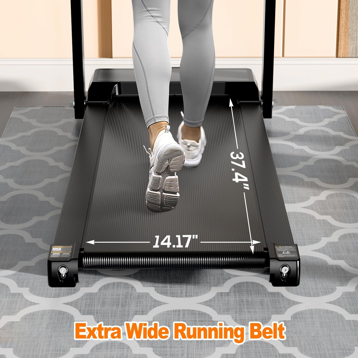 Folding Treadmill with LED Display