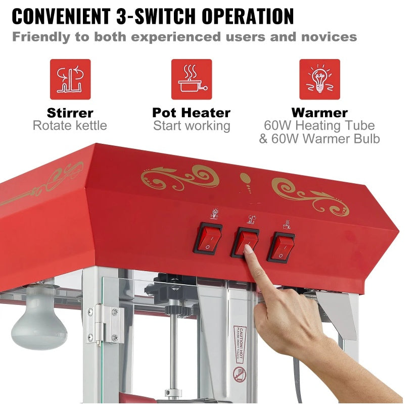 8 Oz Countertop Popcorn Maker