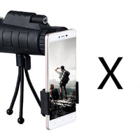 Monocular Telescope with 40x60 Zoom, Compass, Tripod, and Phone Clip for Outdoor Adventures 9