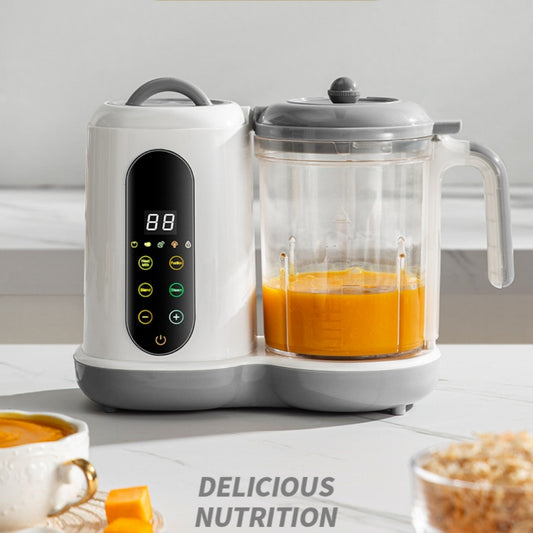 Multifunctional Baby Food Mixer with Automatic Cleaning, Adjustable Speed, 1L Stainless Steel, Low Noise Operation 1