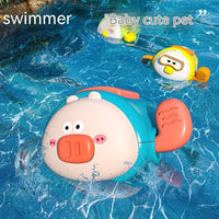 Colorful Cartoon Clockwork Bath Toys for Kids - Wind-Up Water Toys in Durable Plastic, Ideal for Small Hands 3