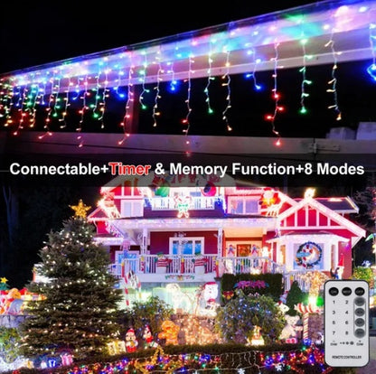 LED Icicle Curtain Party Lights