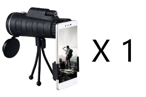 Monocular Telescope with 40x60 Zoom, Compass, Tripod, and Phone Clip for Outdoor Adventures 10