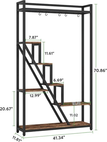 7-Tier Metal Plant Stand