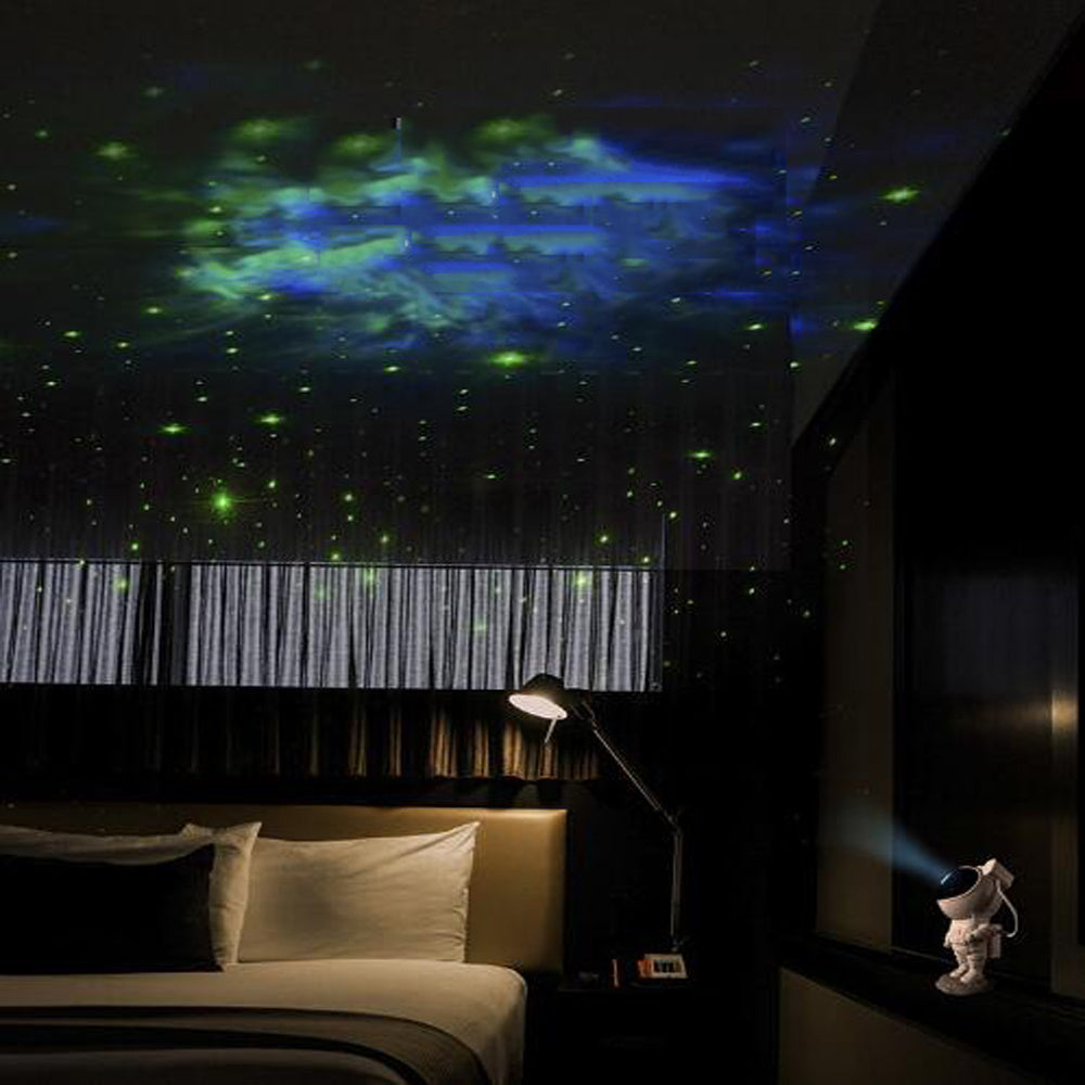 Creative Astronaut Galaxy Projector Nightlight with Adjustable Nebula Effects and Remote Control 3