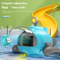 Luminous Catapult Submarine Bath Toy – Colorful Plastic Water Toy for Kids, Promotes Hand-Eye Coordination and Learning 3
