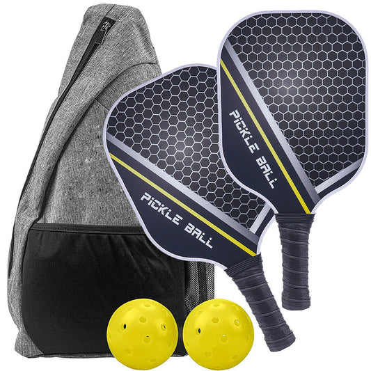 Carbon Fiber Pickleball Paddle - Lightweight Graphite Finish, Durable Design for Enhanced Performance and Control 1