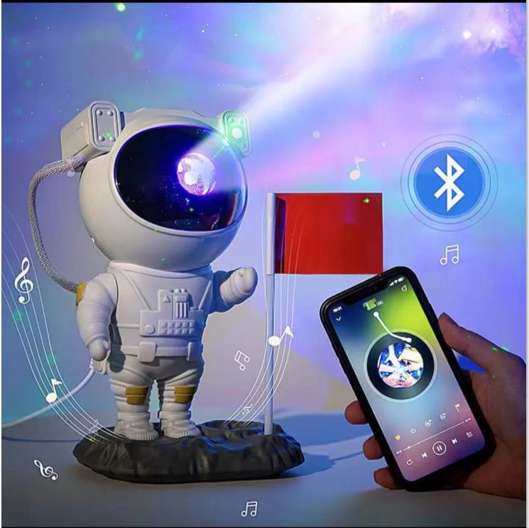 Creative Astronaut Galaxy Projector Nightlight with Adjustable Nebula Effects and Remote Control 16