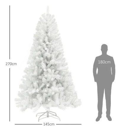9ft Artificial White  Christmas Tree