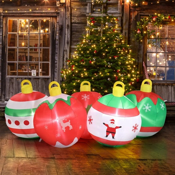 6.9 FT Inflatable Christmas Decoration with LED Lights