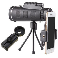 Monocular Telescope with 40x60 Zoom, Compass, Tripod, and Phone Clip for Outdoor Adventures 4
