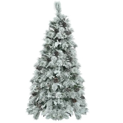 6FT Pre-Lit Snow Flocked Christmas Tree