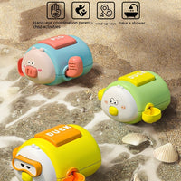 Colorful Cartoon Clockwork Bath Toys for Kids - Wind-Up Water Toys in Durable Plastic, Ideal for Small Hands 4