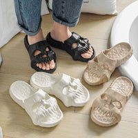 Personalized Skull Design Flip-Flops – Comfortable Indoor and Outdoor Slippers for Men 5