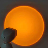 Mini Sunset Projector Robot – 360° Rotatable Astronaut Lamp with USB Charging 3