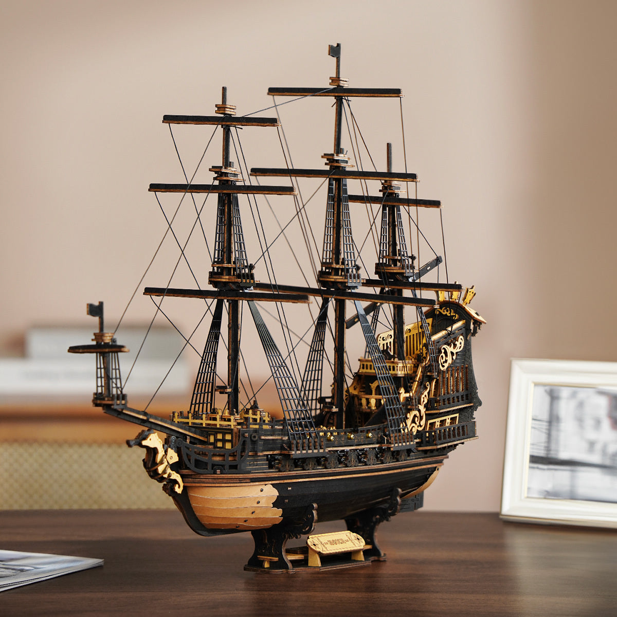 3D Wooden Ship Model Kit