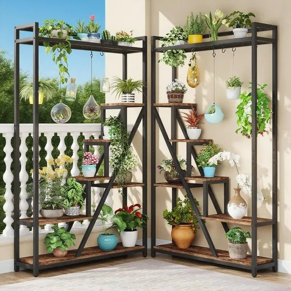 7-Tier Metal Plant Stand