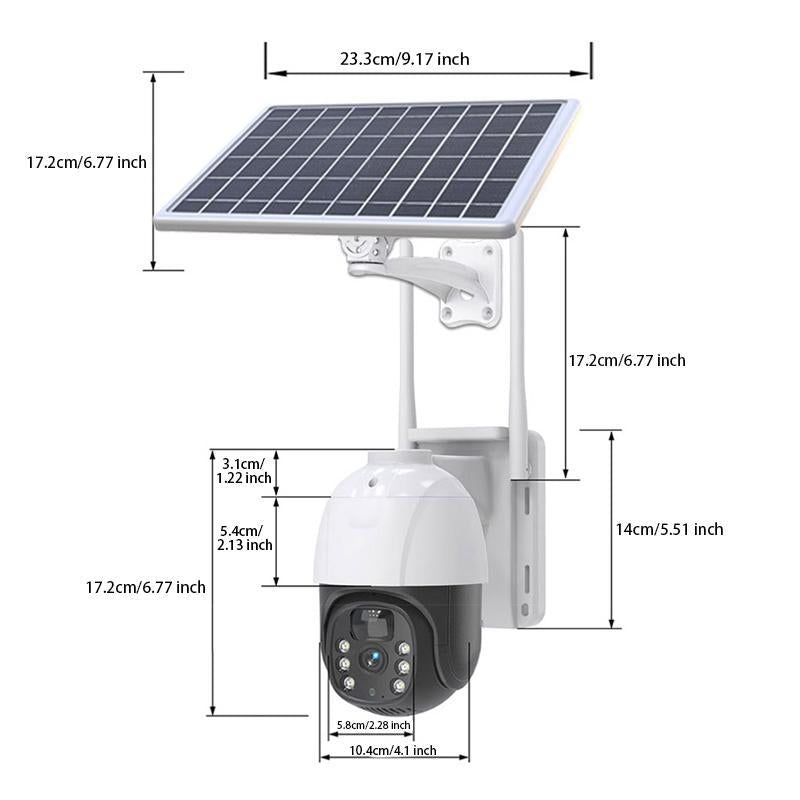Solar-Powered Surveillance Camera