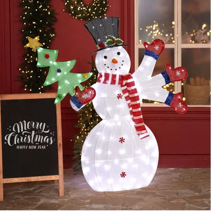 Lighted Snowman Decoration for Christmas