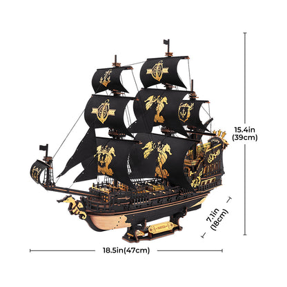 3D Wooden Ship Model Kit