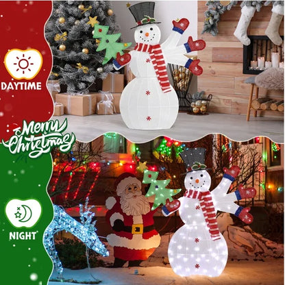 Lighted Snowman Decoration for Christmas