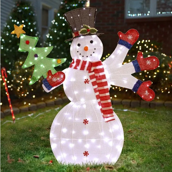 Lighted Snowman Decoration for Christmas