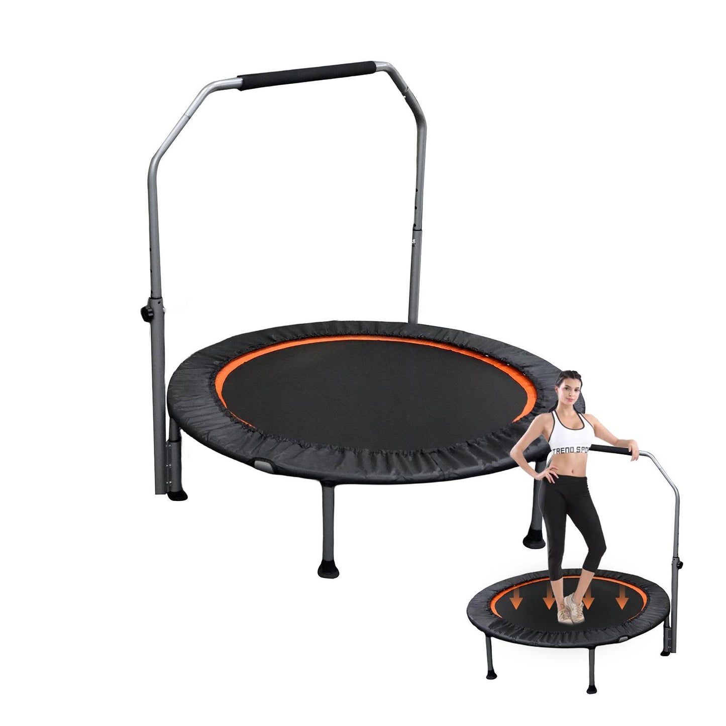 48 Inch Folding Mini Fitness Trampoline