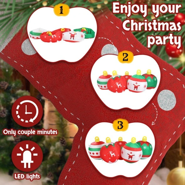 6.9 FT Inflatable Christmas Decoration with LED Lights